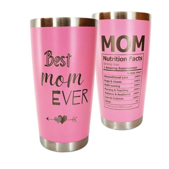 Personalized Best Mom Ever Tumblers, Birthday Mothers Day Christmas Gift for Mom - Picture 1 of 16